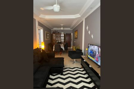 Sala de apartamento para alugar com 3 quartos, 90m² em Jardim Luciana, Praia Grande