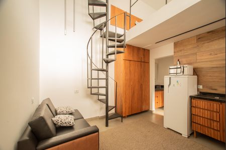 Sala de apartamento para alugar com 1 quarto, 50m² em Mirandópolis, São Paulo