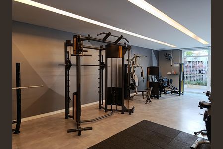 Apartamento para alugar com 55m², 1 quarto e 1 vaga Apartamento para alugar com 55m², 1 quarto e 1 vagaAcademia