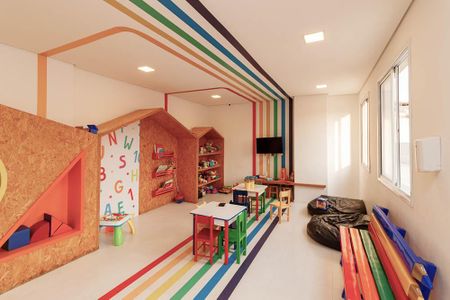 Apartamento para alugar com 43m², 2 quartos e 1 vaga Apartamento para alugar com 43m², 2 quartos e 1 vagaBrinquedoteca