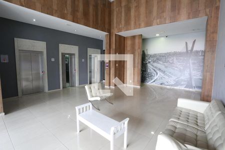 Apartamento para alugar com 34m², 1 quarto e 1 vaga Apartamento para alugar com 34m², 1 quarto e 1 vagaHall