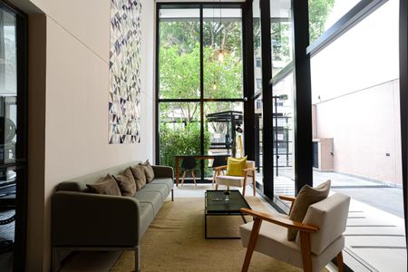 Studio para alugar com 32m², 1 quarto e sem vaga Studio para alugar com 32m², 1 quarto e sem vagaÁrea comum - Hall Social