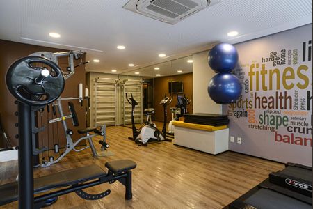 Studio para alugar com 32m², 1 quarto e sem vaga Studio para alugar com 32m², 1 quarto e sem vagaÁrea comum - Academia