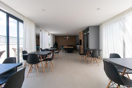 Apartamento para alugar com 36m², 1 quarto e 1 vaga Apartamento para alugar com 36m², 1 quarto e 1 vagaÁrea comum - Churrasqueira