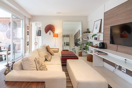 Sala de apartamento à venda com 1 quarto, 52m² em Itaim Bibi, São Paulo
