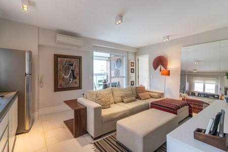 Sala de apartamento à venda com 1 quarto, 52m² em Itaim Bibi, São Paulo