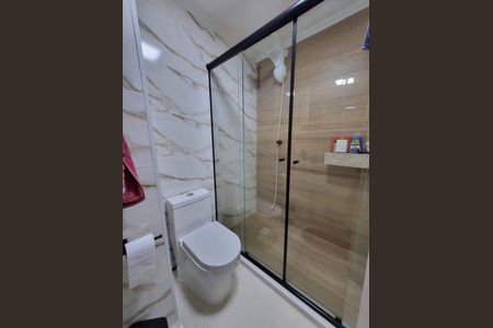 Banheiro de apartamento à venda com 3 quartos, 61m² em Parque Marajoara, Santo André