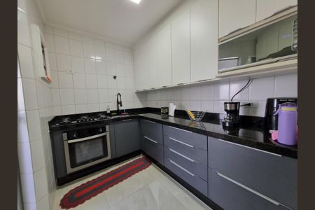 Cozinha de apartamento à venda com 3 quartos, 61m² em Parque Marajoara, Santo André