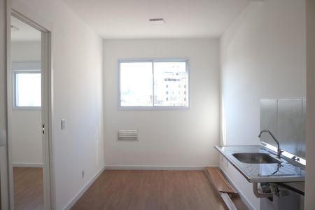 Sala e Cozinha Integrada de apartamento para alugar com 1 quarto, 26m² em Barra Funda, São Paulo