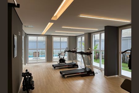 Apartamento para alugar com 26m², 1 quarto e sem vaga Apartamento para alugar com 26m², 1 quarto e sem vagaÁrea comum - Academia