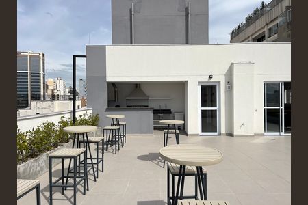 Apartamento para alugar com 26m², 1 quarto e sem vaga Apartamento para alugar com 26m², 1 quarto e sem vagaÁrea comum - Churrasqueira