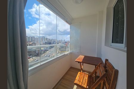 varanda  de apartamento para alugar com 1 quarto, 45m² em Amaralina, Salvador
