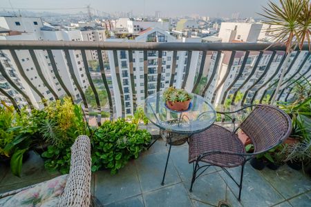 Varanda da Sala de apartamento à venda com 4 quartos, 225m² em Cidade São Francisco, São Paulo