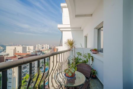 Varanda da Sala de apartamento à venda com 4 quartos, 225m² em Cidade São Francisco, São Paulo