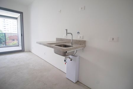 Studio à venda com 28m², 1 quarto e sem vaga