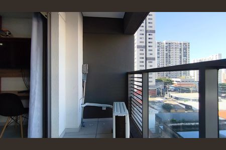 Studio para alugar com 25m², 1 quarto e sem vagaVaranda