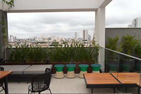 Studio para alugar com 25m², 1 quarto e sem vagaTerraço