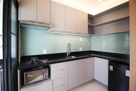 Cozinha de kitnet/studio para alugar com 1 quarto, 30m² em Vila Olímpia, São Paulo