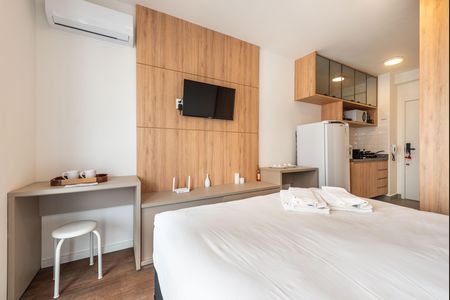 Apartamento para alugar com 26m², 1 quarto e 1 vagaSala/Quarto