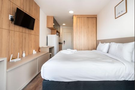 Apartamento para alugar com 26m², 1 quarto e 1 vagaSala/Quarto