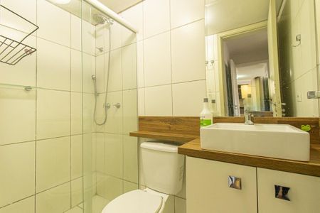 Apartamento para alugar com 54m², 2 quartos e 1 vaga Apartamento para alugar com 54m², 2 quartos e 1 vagaBanheiro da Suíte