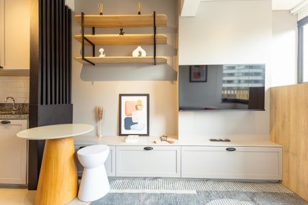 Apartamento para alugar com 27m², 1 quarto e sem vaga Apartamento para alugar com 27m², 1 quarto e sem vagaSala