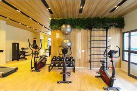 Apartamento para alugar com 27m², 1 quarto e sem vaga Apartamento para alugar com 27m², 1 quarto e sem vagaÁrea comum - Academia