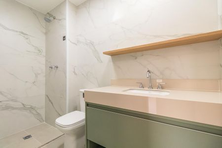 Apartamento à venda com 51m², 1 quarto e 1 vaga Apartamento à venda com 51m², 1 quarto e 1 vagaBanheiro da Suíte