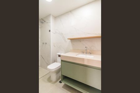 Apartamento à venda com 51m², 1 quarto e 1 vaga Apartamento à venda com 51m², 1 quarto e 1 vagaBanheiro da Suíte