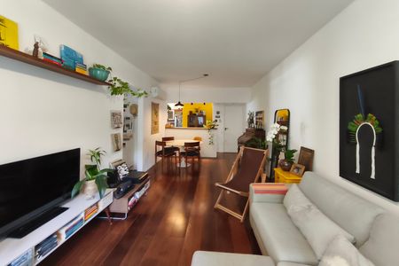 Sala de Estar de apartamento para alugar com 3 quartos, 110m² em Cambuí, Campinas