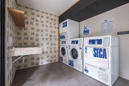 Studio para alugar com 30m², 1 quarto e sem vaga Studio para alugar com 30m², 1 quarto e sem vagaÁrea Comum - Lavanderia