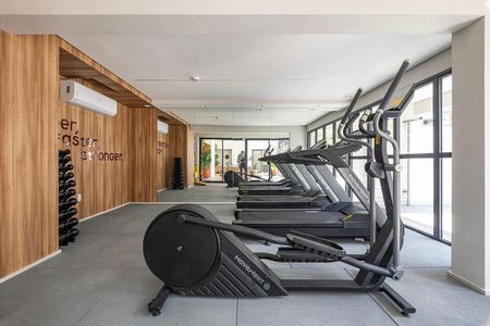 Studio para alugar com 30m², 1 quarto e sem vaga Studio para alugar com 30m², 1 quarto e sem vagaÁrea Comum - Academia