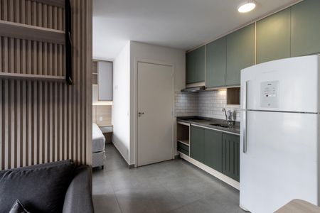 Sala de apartamento para alugar com 1 quarto, 24m² em Barra Funda, São Paulo