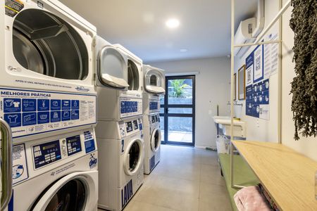 Apartamento para alugar com 24m², 1 quarto e sem vaga Apartamento para alugar com 24m², 1 quarto e sem vagaLavanderia