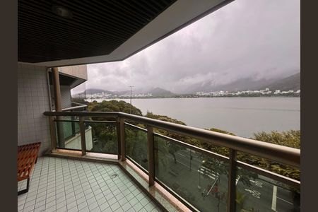 Varanda da sala  de apartamento à venda com 1 quarto, 62m² em Lagoa, Rio de Janeiro