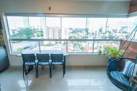 varanda gourmet de apartamento à venda com 3 quartos, 104m² em Castelo, Belo Horizonte