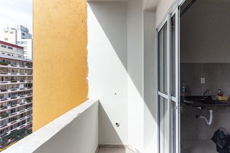 Varanda do Studio de kitnet/studio à venda com 1 quarto, 40m² em Campos Elíseos, São Paulo