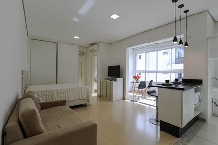 Sala de apartamento para alugar com 1 quarto, 44m² em Parque Monte Líbano, Mogi das Cruzes