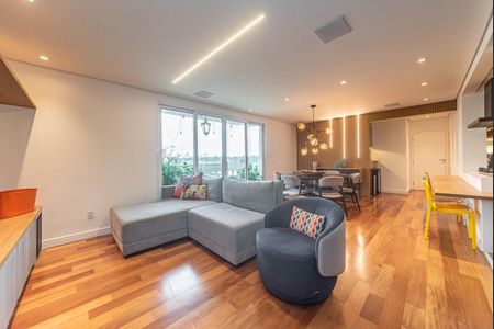 Sala de apartamento para alugar com 2 quartos, 135m² em Campo Belo, São Paulo