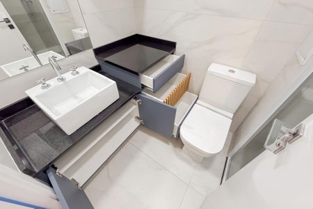 Studio para alugar com 24m², 1 quarto e sem vagaBanheiro