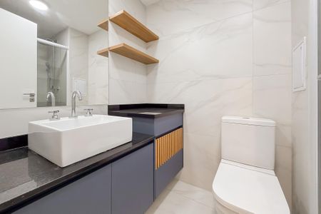 Studio para alugar com 24m², 1 quarto e sem vagaBanheiro