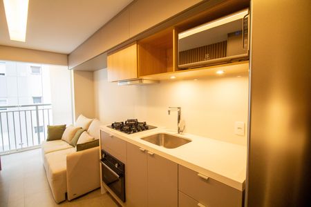 Apartamento à venda com 28m², 1 quarto e 1 vagaCozinha e Área de Serviço