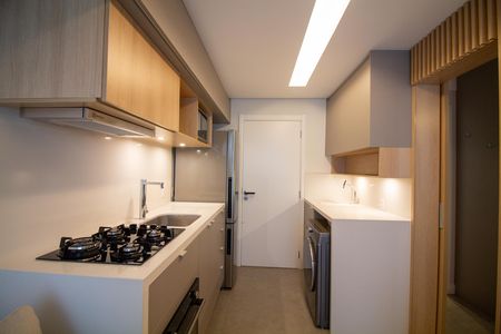 Apartamento à venda com 28m², 1 quarto e 1 vagaCozinha e Área de Serviço