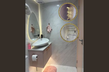 Studio para alugar com 24m², 1 quarto e sem vaga Studio para alugar com 24m², 1 quarto e sem vagaBanheiro