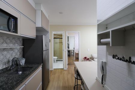 Apartamento para alugar com 34m², 2 quartos e sem vagaCozinha e Área de Serviço