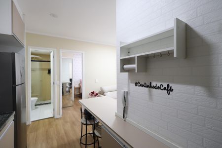 Apartamento para alugar com 34m², 2 quartos e sem vagaCozinha e Área de Serviço