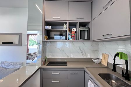 Cozinha  de kitnet/studio para alugar com 1 quarto, 35m² em Copacabana, Rio de Janeiro