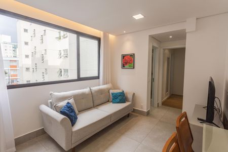 Sala  de apartamento para alugar com 2 quartos, 53m² em Cruzeiro, Belo Horizonte