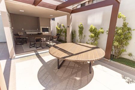 Apartamento à venda com 28m², 1 quarto e sem vaga Apartamento à venda com 28m², 1 quarto e sem vagaÁrea comum - Churrasqueira