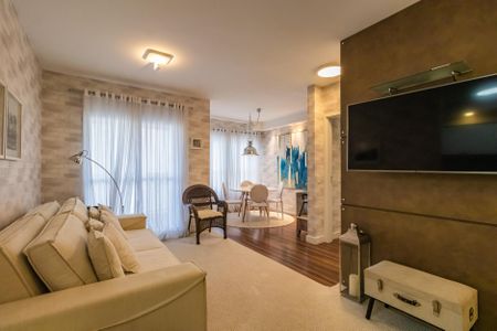 Sala de apartamento para alugar com 1 quarto, 67m² em Empresarial 18 do Forte, Barueri